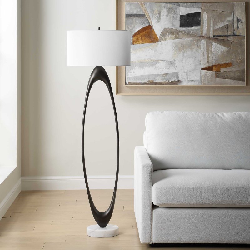 Sonic Open Oval Floor Lamp - Floor Lamps