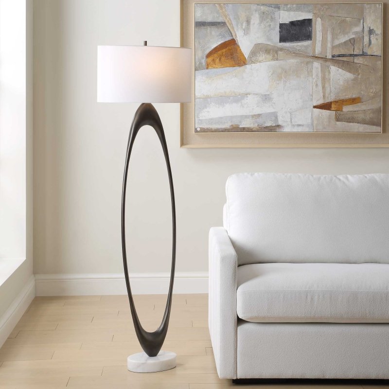 Sonic Open Oval Floor Lamp - Floor Lamps