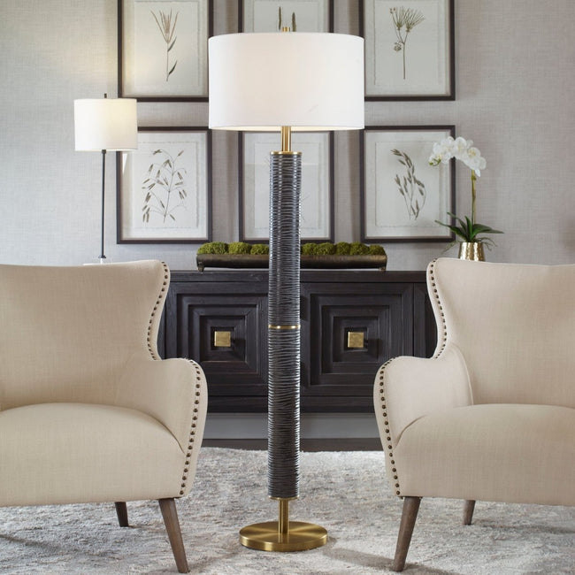 Summit Rustic Floor Lamp - Uttermost - Floor Lamps by Modest Hut