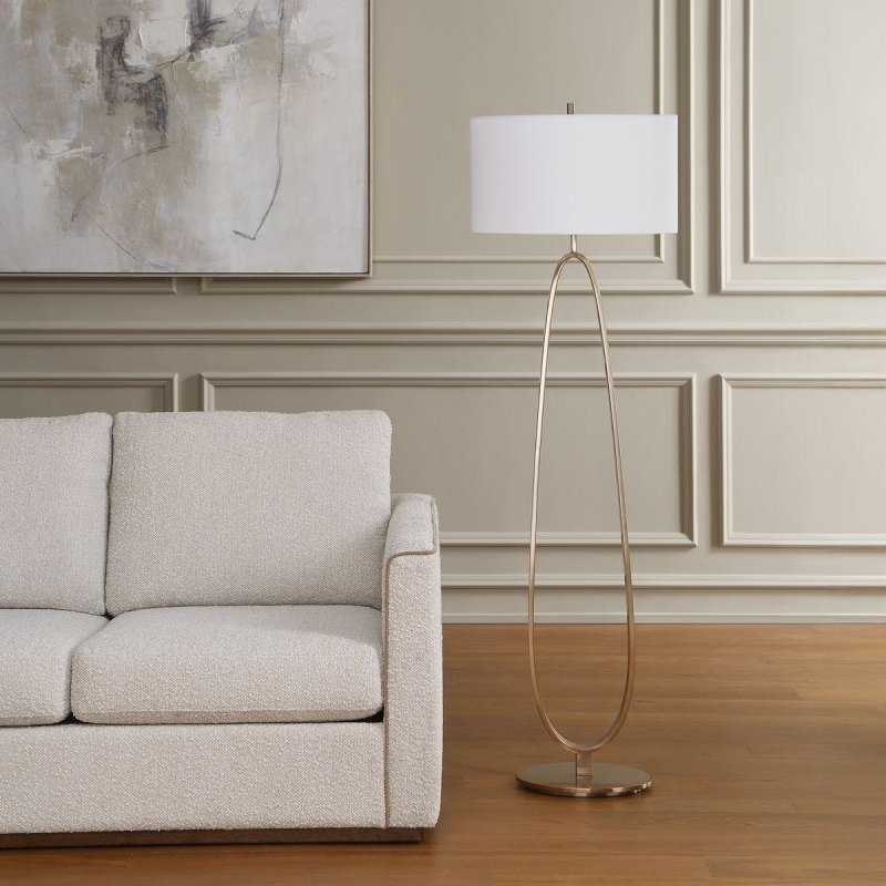 Alternate view of the Tordin Floor Lamp by Uttermost