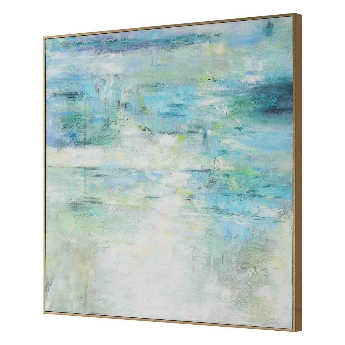Blissful Hand Painted Canvas - Uttermost - Framed Canvas by Modest Hut
