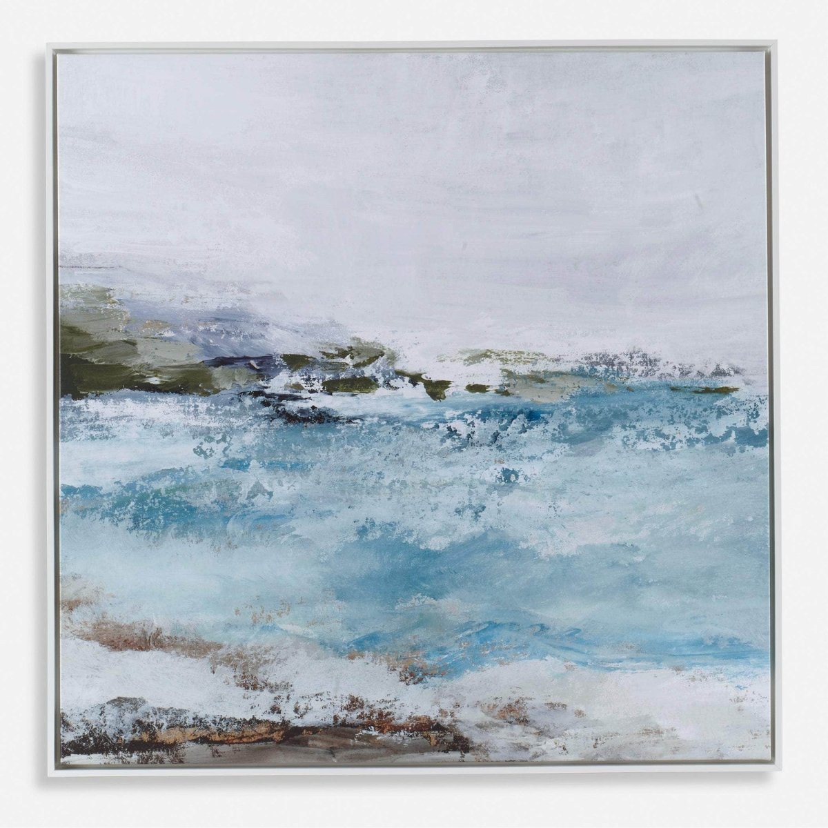 Blue Essence Coastal Framed Canvas - Uttermost - Framed Canvas by Modest Hut