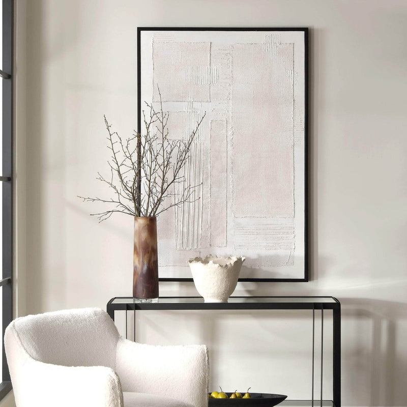 Clean Slate Hand Painted Canvas - Uttermost - Framed Canvas by Modest Hut