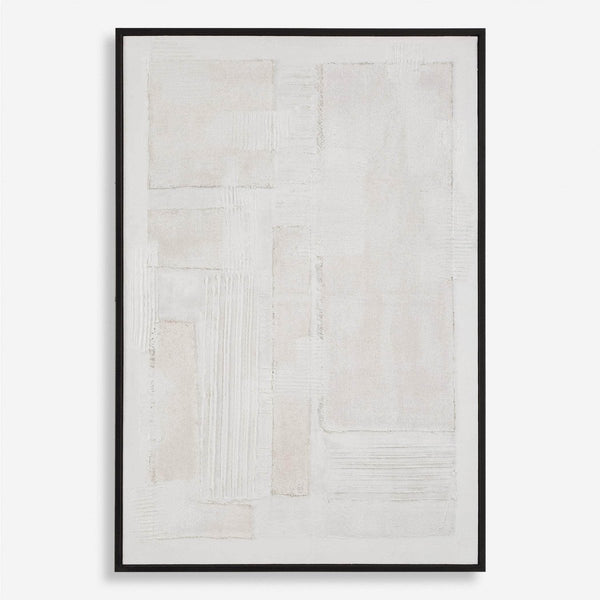 Clean Slate Hand Painted Canvas - Uttermost - Framed Canvas by Modest Hut