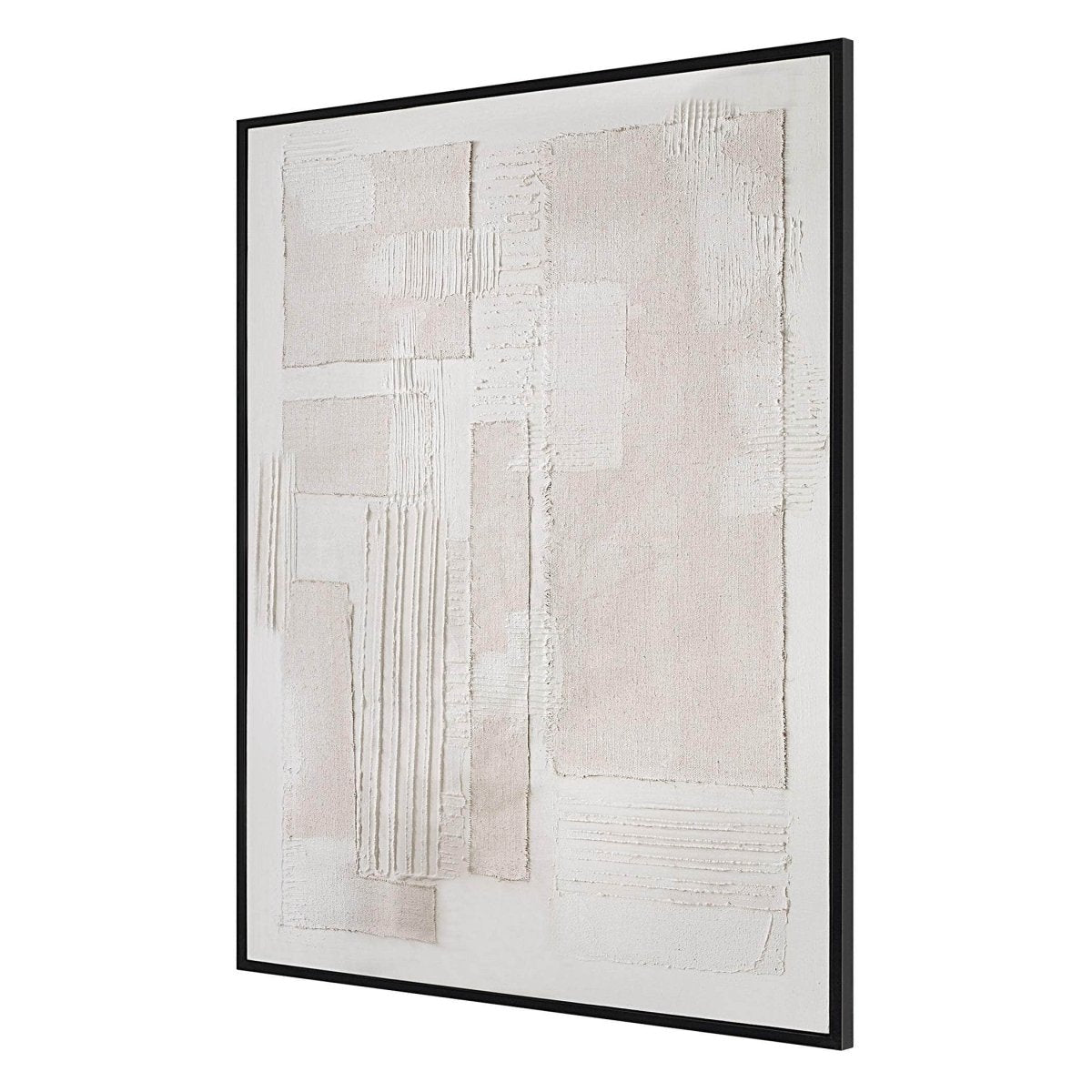 Clean Slate Hand Painted Canvas - Uttermost - Framed Canvas by Modest Hut