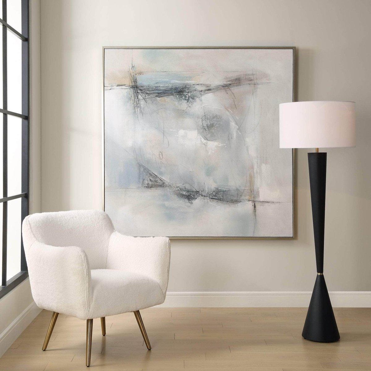 Contort Hand Painted Canvas - Uttermost - Framed Canvas by Modest Hut