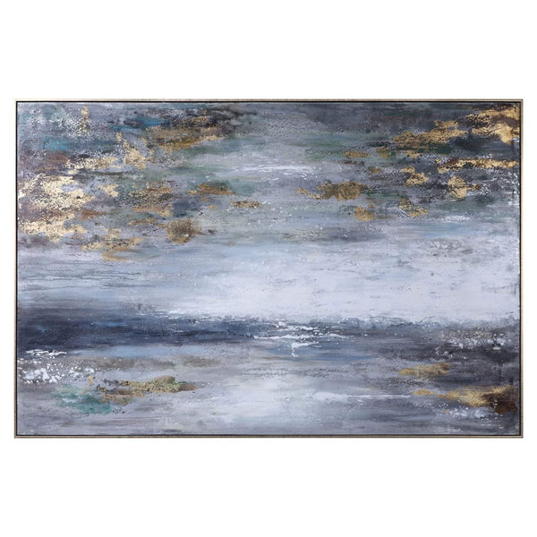 Dammerung Hand Painted Wall Art - Uttermost - Framed Canvas by Modest Hut