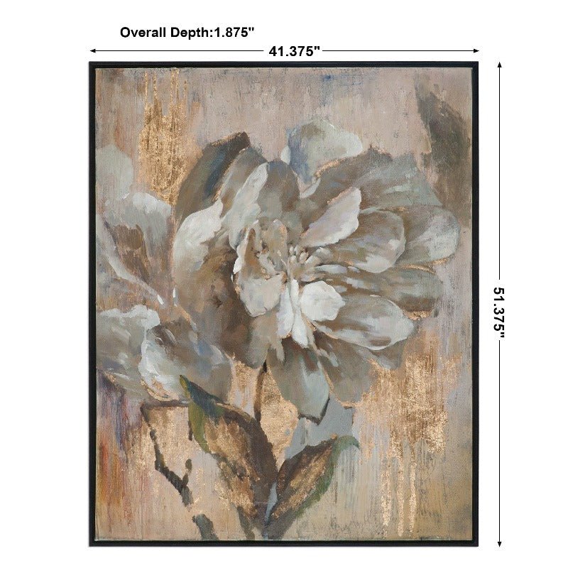 Dazzling Floral Art - Uttermost - Framed Canvas by Modest Hut