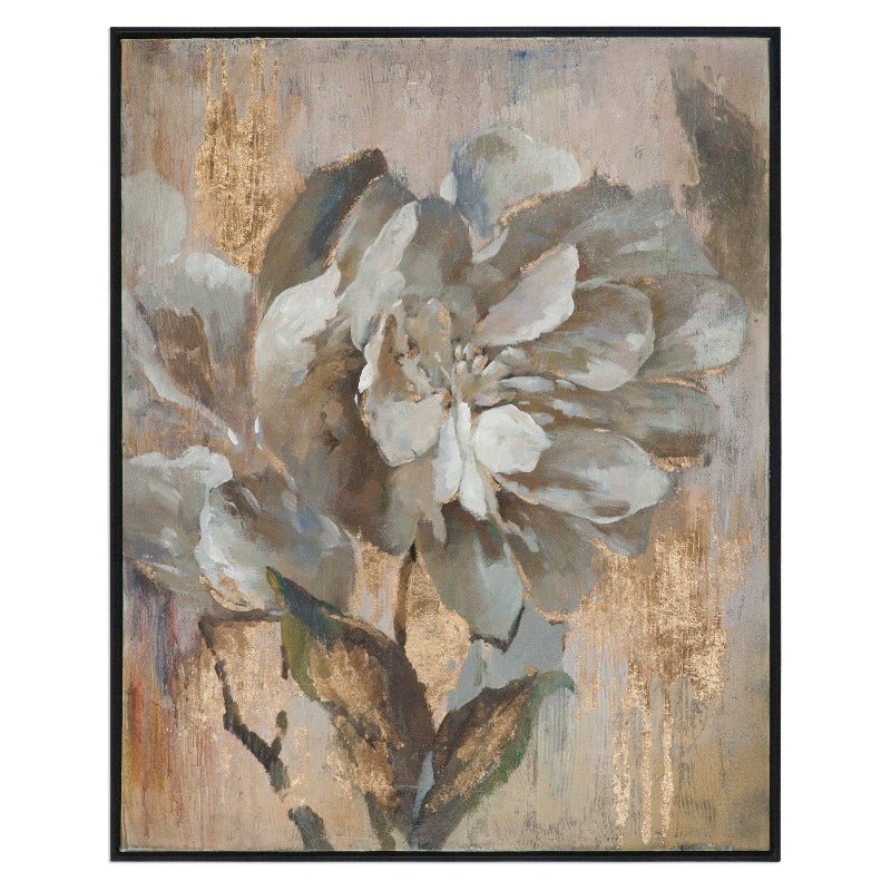 Dazzling Floral Art - Uttermost - Framed Canvas by Modest Hut