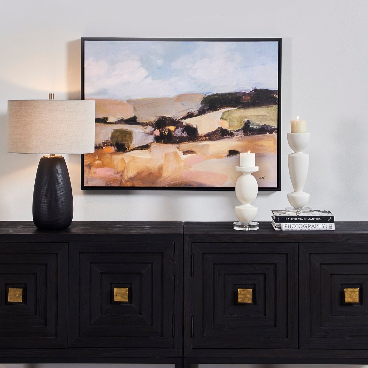 Desert Moment Framed Landscape Art - Uttermost - Framed Canvas by Modest Hut