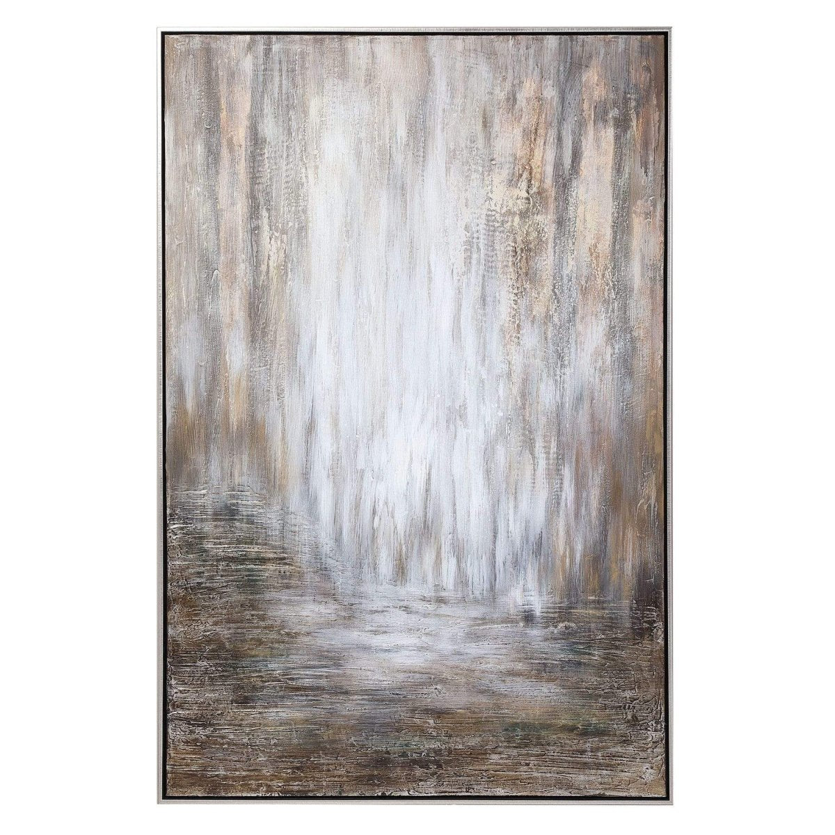 Desert Rain Wall Art - Uttermost - Framed Canvas by Modest Hut