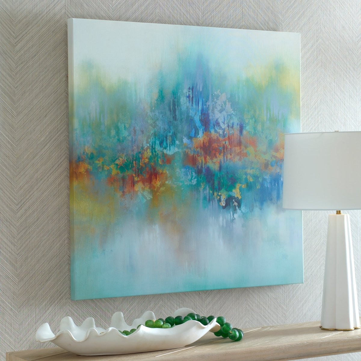 Earthtones Abstract Giclee on Canvas - Uttermost - Framed Canvas by Modest Hut