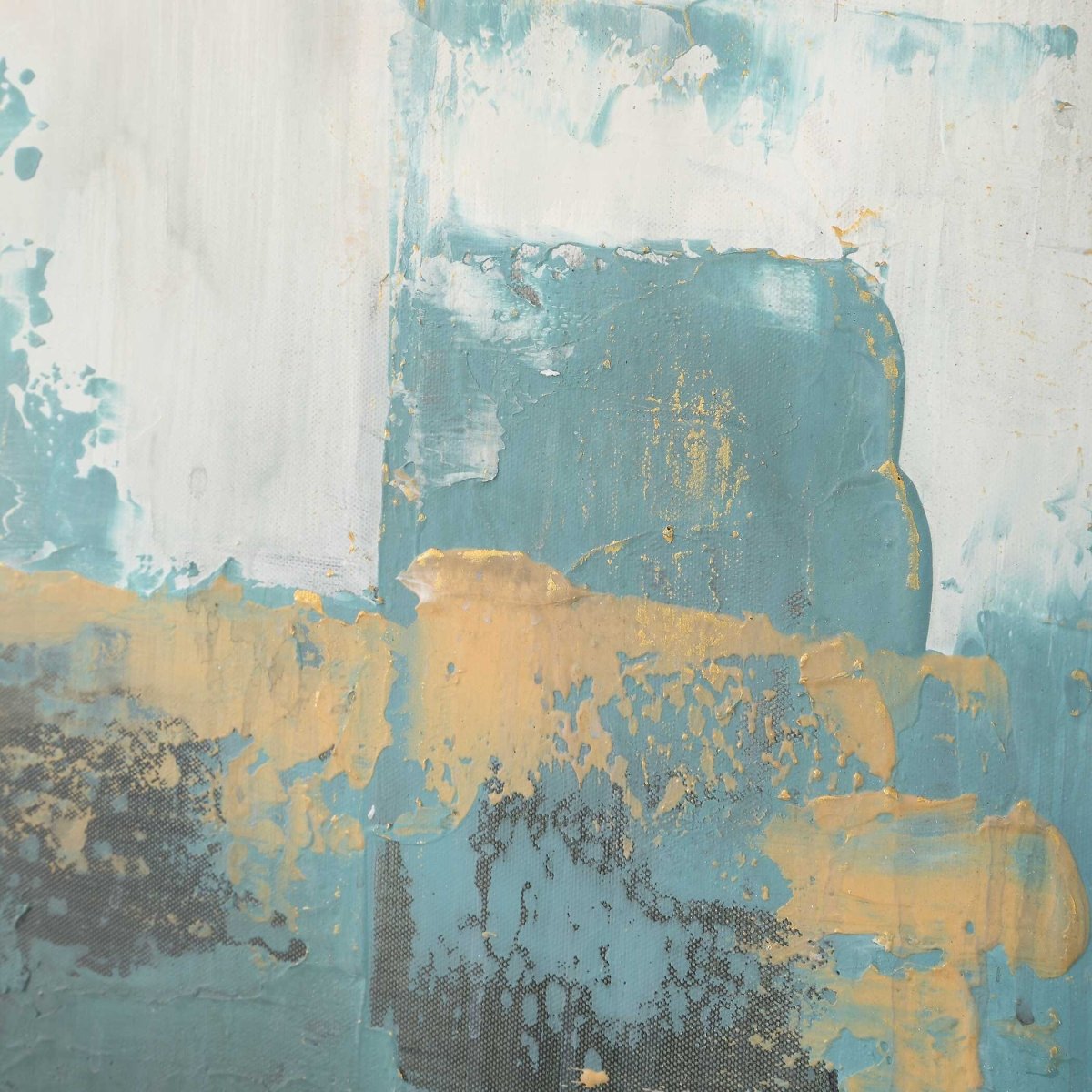 Eastside Abstract Coastal Art - Uttermost - Framed Canvas by Modest Hut