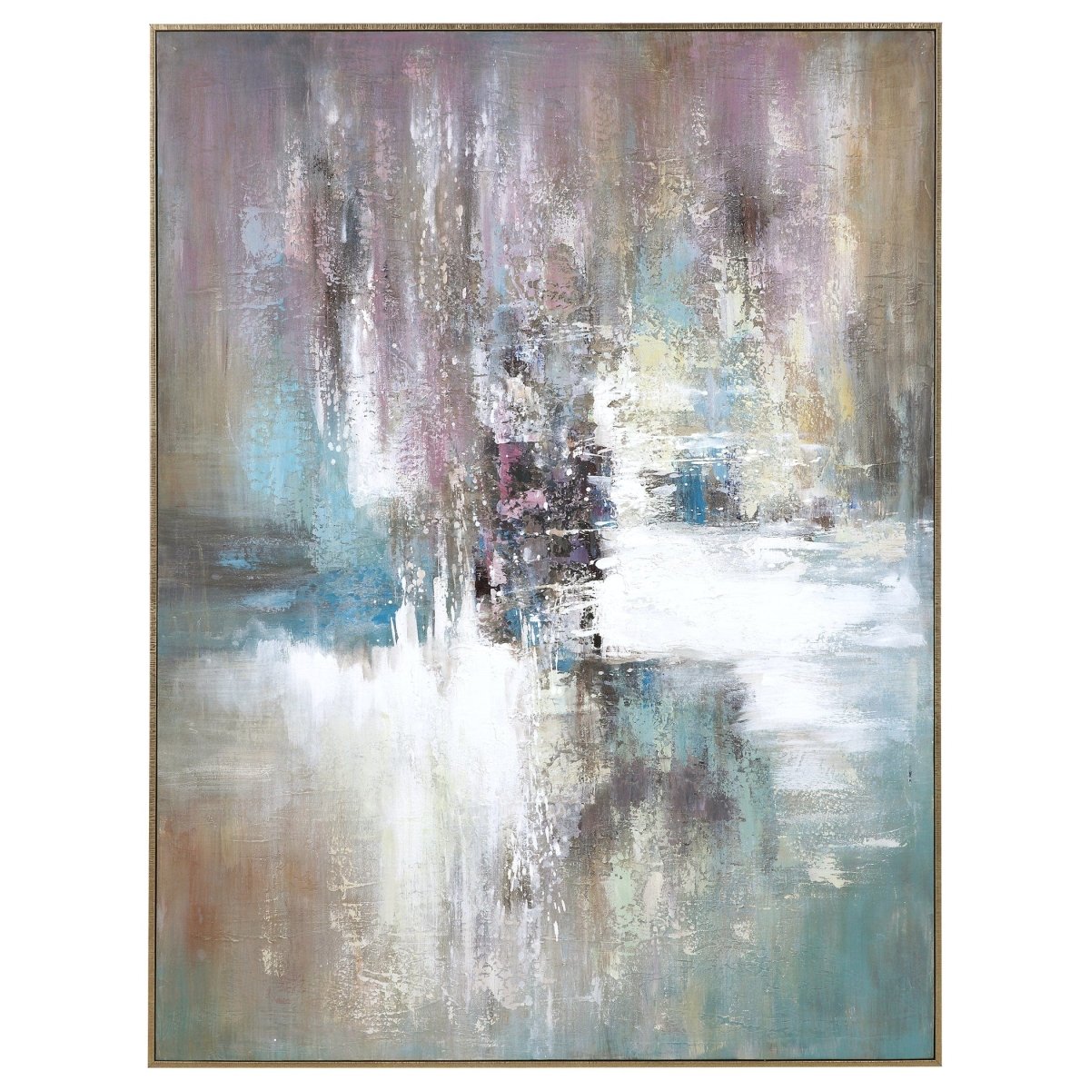 Elevation Abstract Art - Uttermost - Framed Canvas by Modest Hut