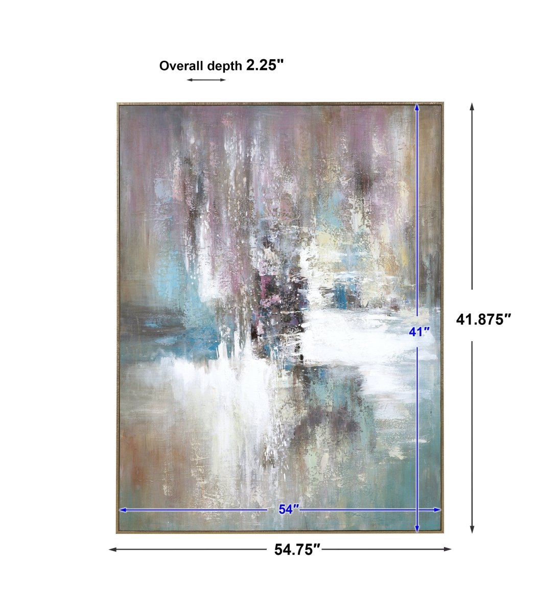 Elevation Abstract Art - Uttermost - Framed Canvas by Modest Hut