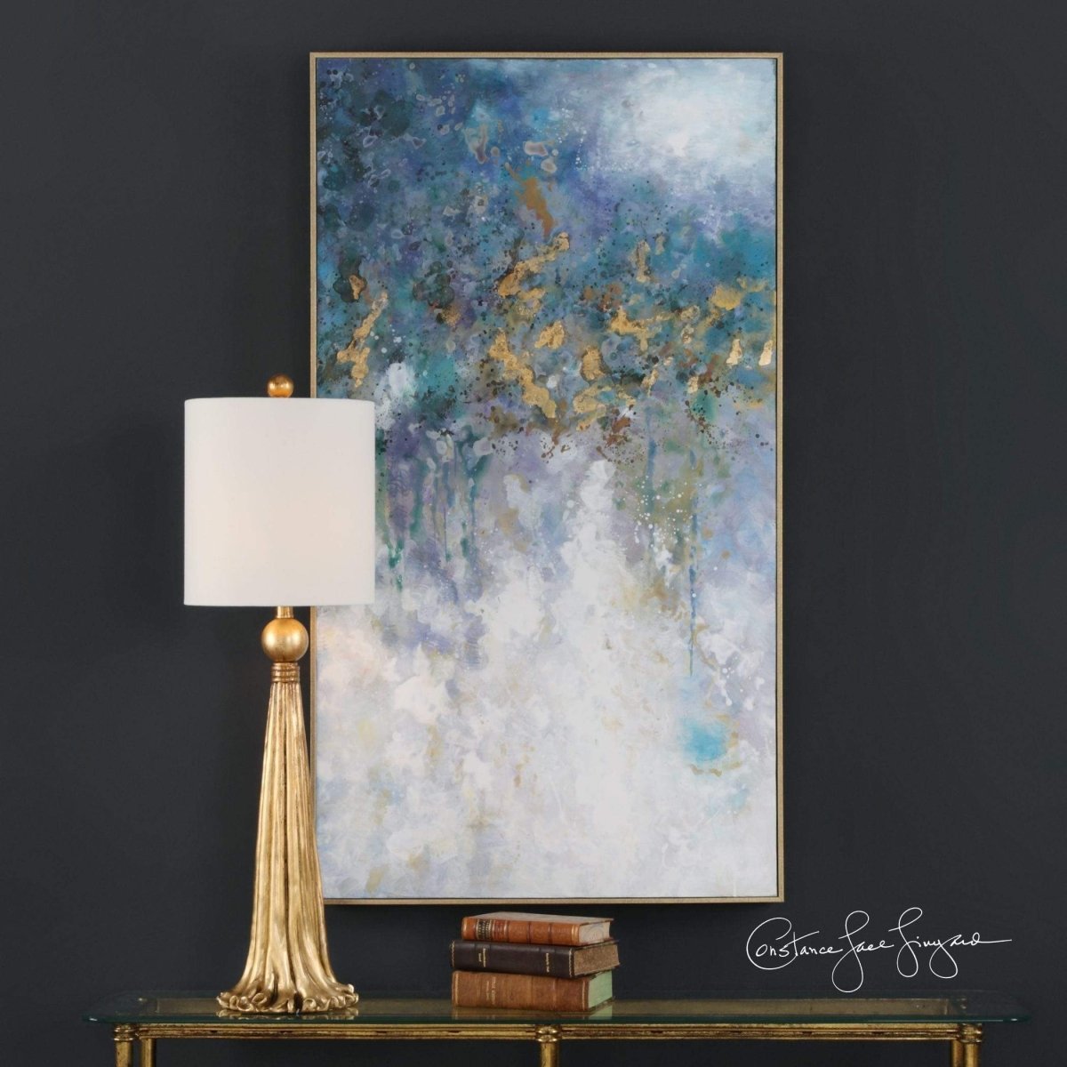 Floating Hand Painted Canvas - Uttermost - Framed Canvas by Modest Hut