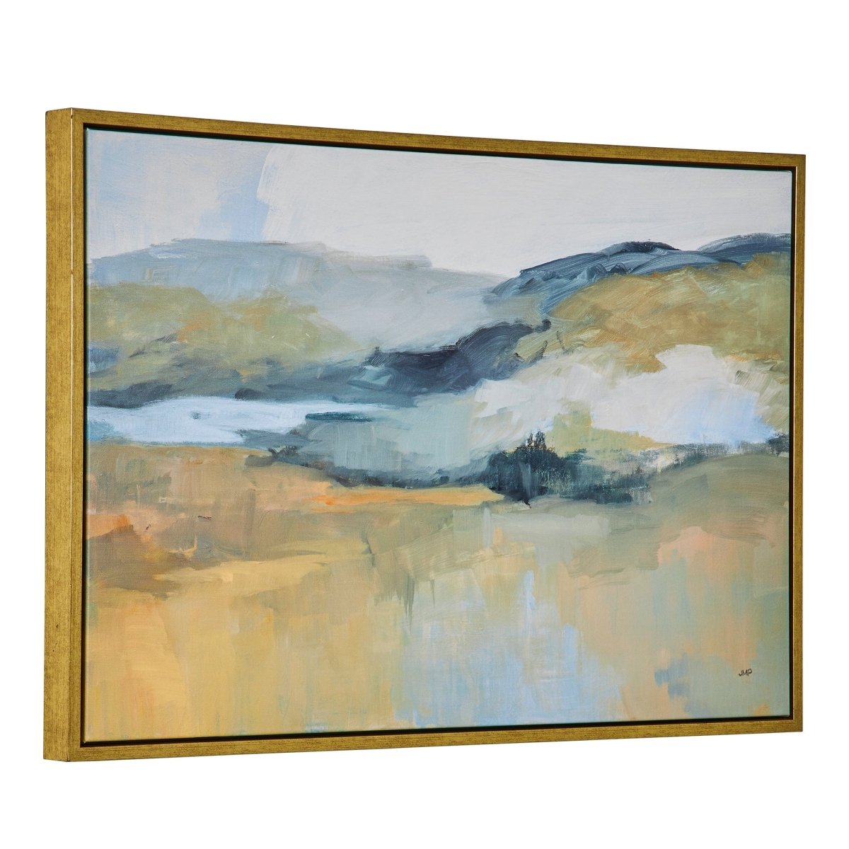 Folded Hills Framed Landscape Art - Uttermost - Framed Canvas by Modest Hut