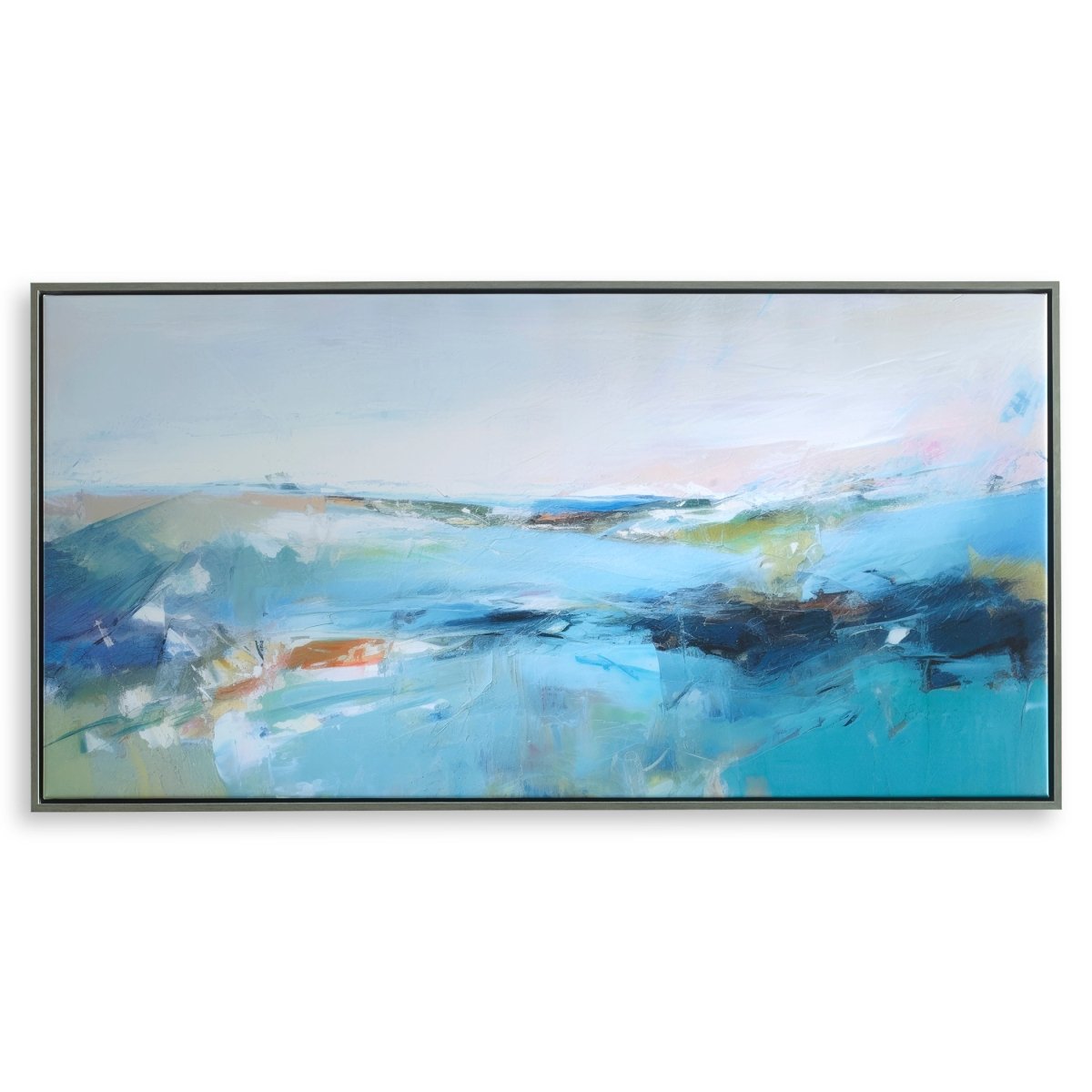 For the Love of the Sea Giclee on Canvas with Silver Frame - Uttermost - Framed Canvas by Modest Hut