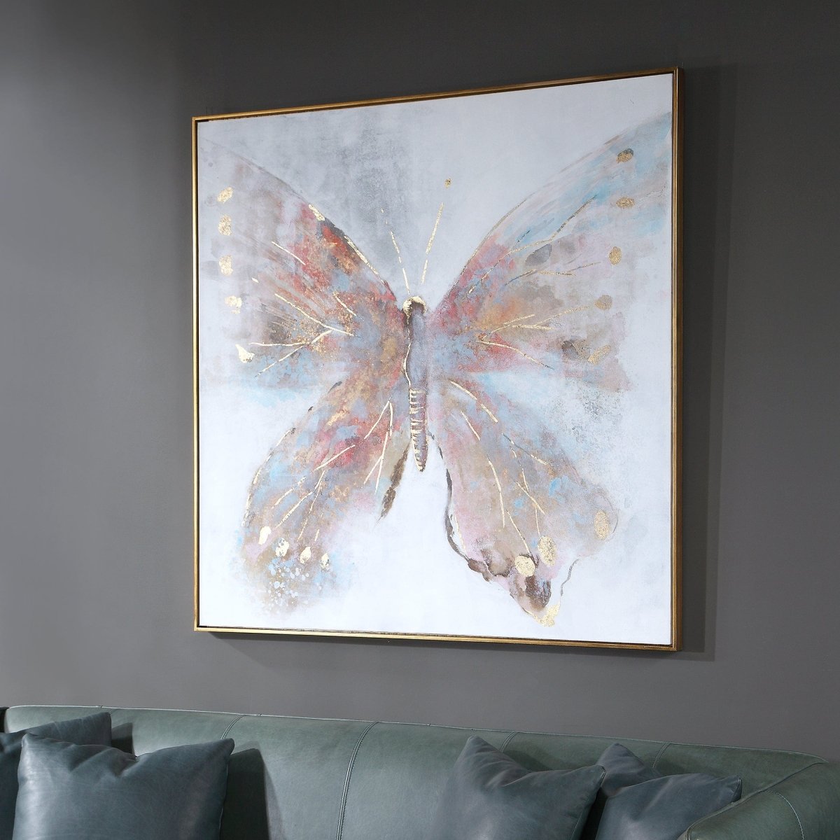 Free Flying Hand Painted Canvas - Uttermost - Framed Canvas by Modest Hut