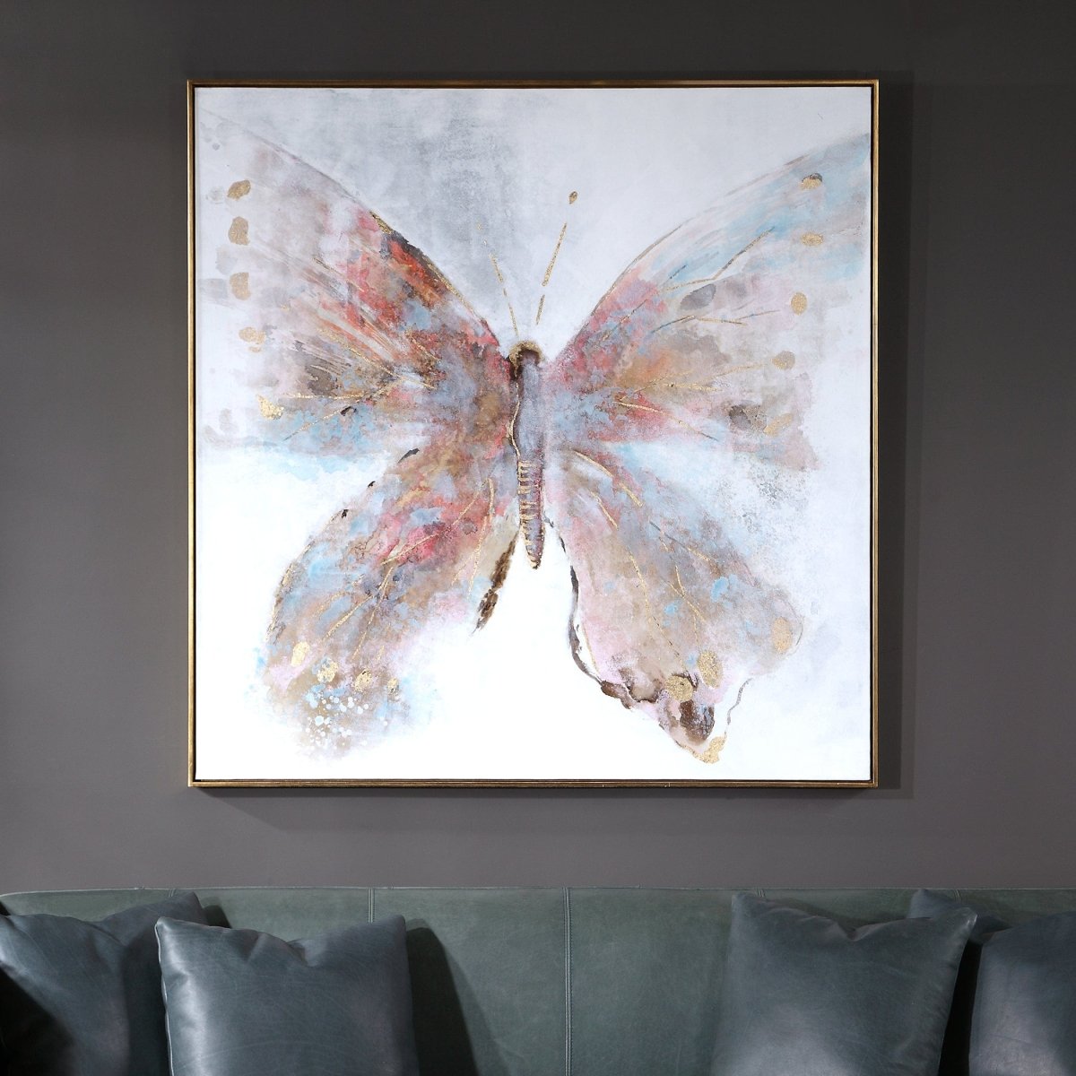 Free Flying Hand Painted Canvas - Uttermost - Framed Canvas by Modest Hut