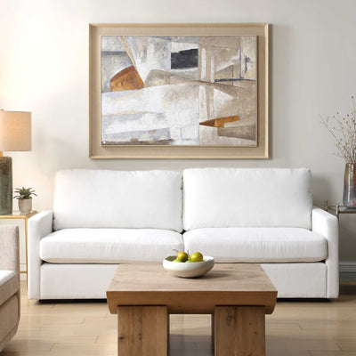 Hide & Seek Abstract Art - Uttermost - Framed Canvas by Modest Hut