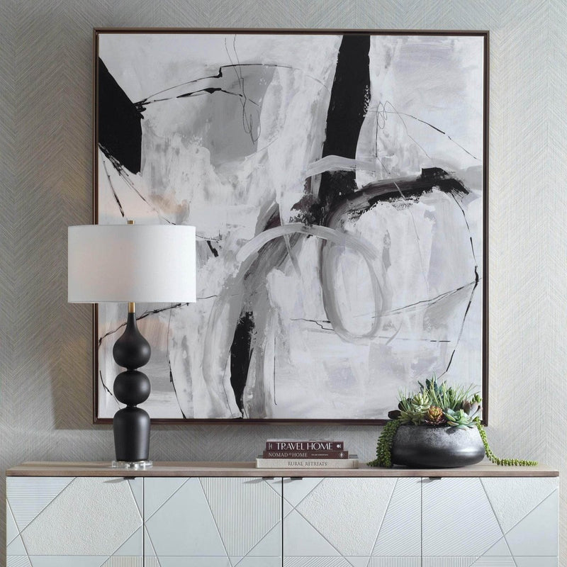 Looping Eternity Framed Canvas - Uttermost - Framed Canvas by Modest Hut