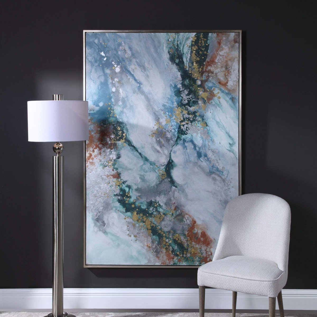 Mercury Abstract Canvas - Uttermost - Framed Canvas by Modest Hut