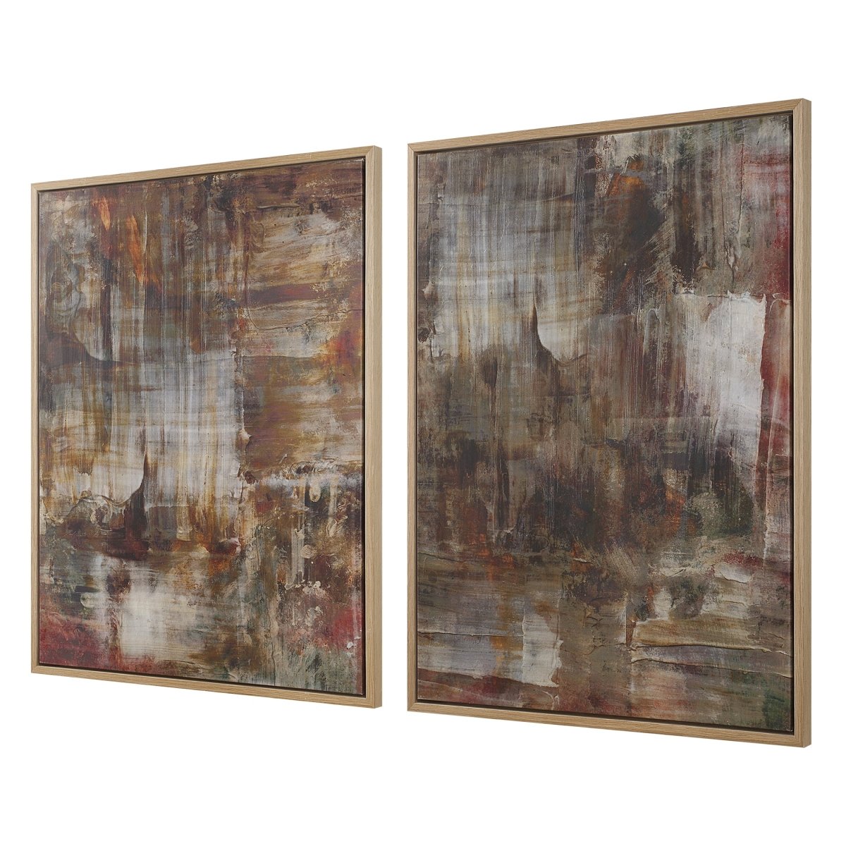 Molten Patina Framed Canvases, Set/2 - Uttermost - Framed Canvas by Modest Hut