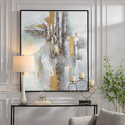 Mountain Mist Hand Painted Canvas - Uttermost - Framed Canvas by Modest Hut