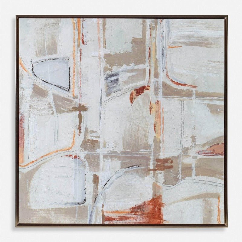 Neutral Nirvana Framed Canvas - Uttermost - Framed Canvas by Modest Hut
