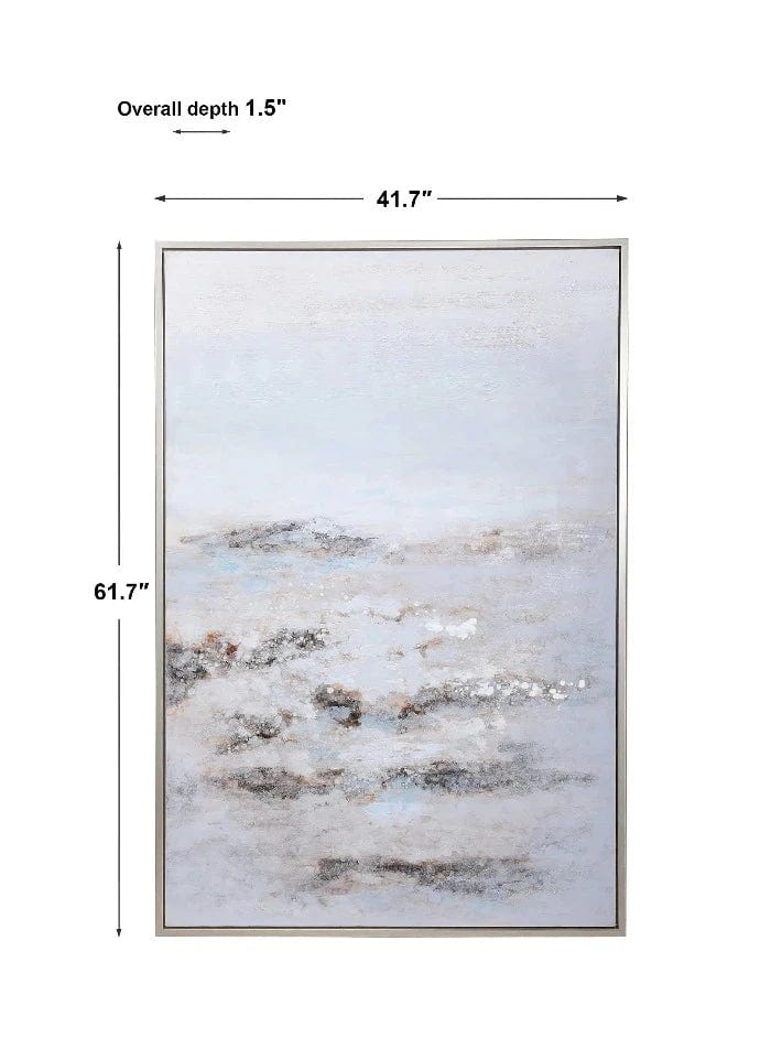 Open Plains Hand Painted Canvas - Uttermost - Framed Canvas by Modest Hut