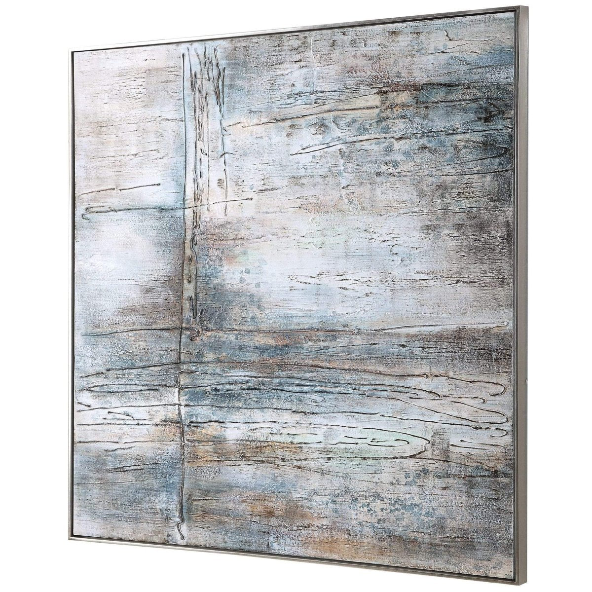 Open Seas Hand Painted Canvas - Uttermost - Framed Canvas by Modest Hut