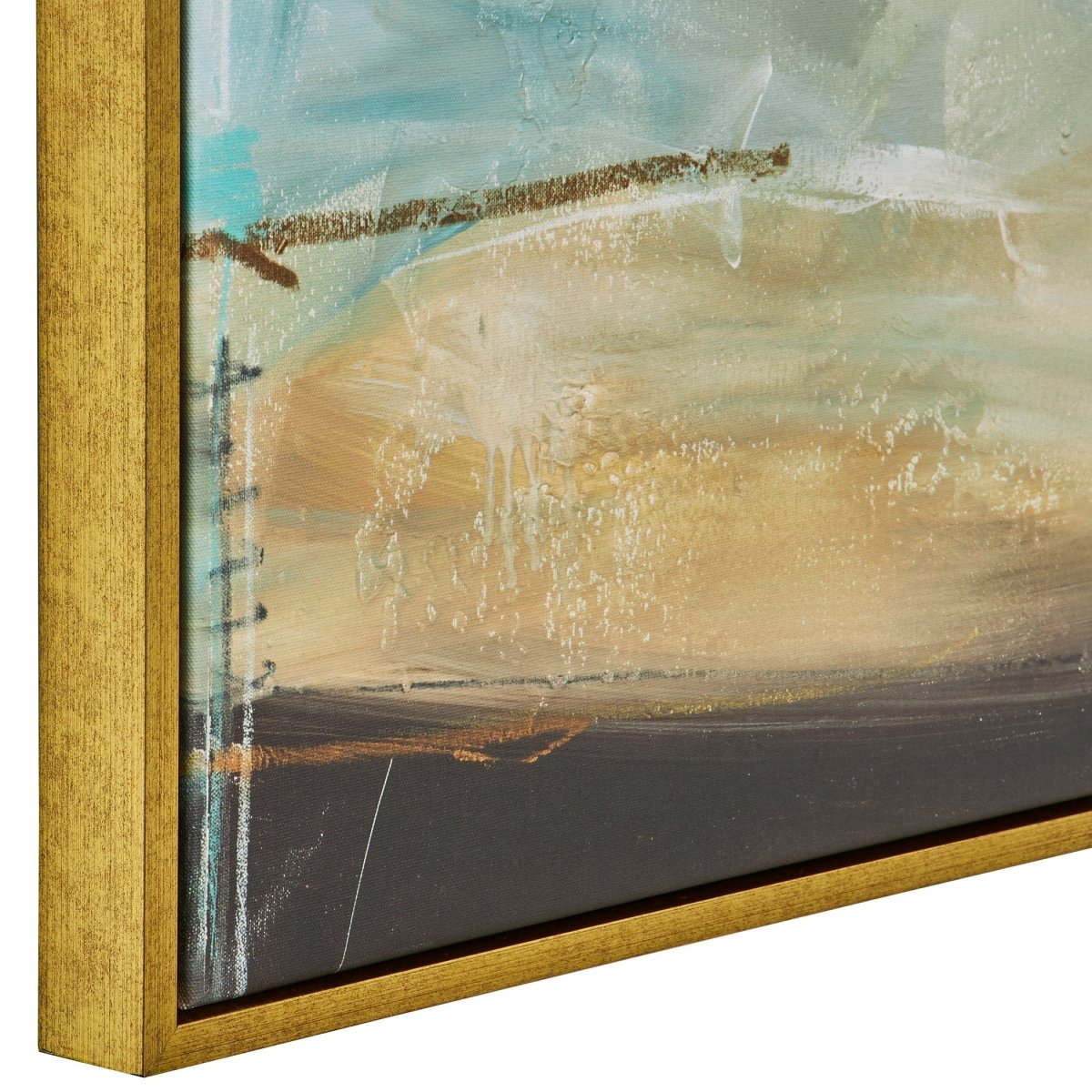 Painters High Revisited Framed Abstract Art - Uttermost - Framed Canvas by Modest Hut