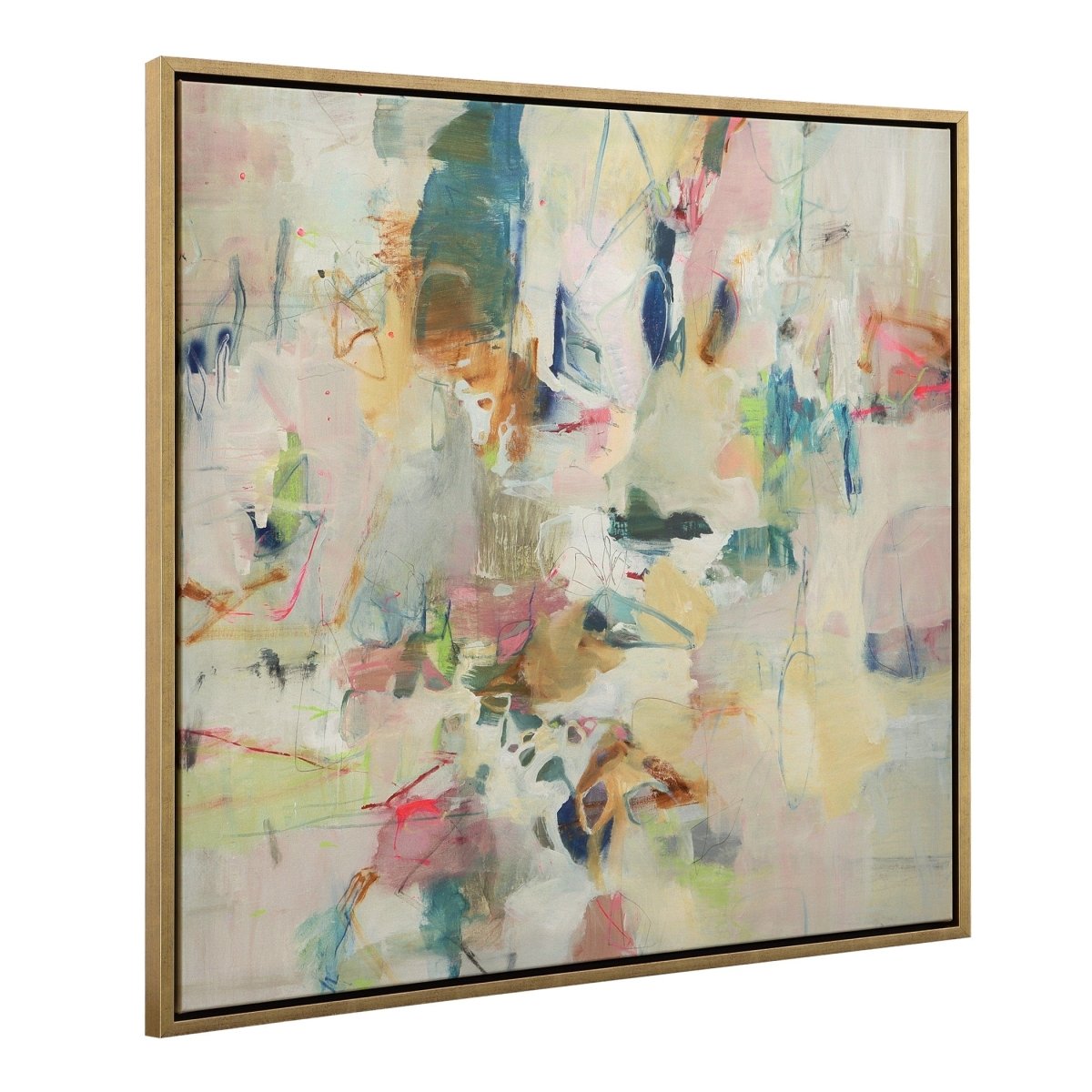 Party Time Framed Abstract Art - Uttermost - Framed Canvas by Modest Hut