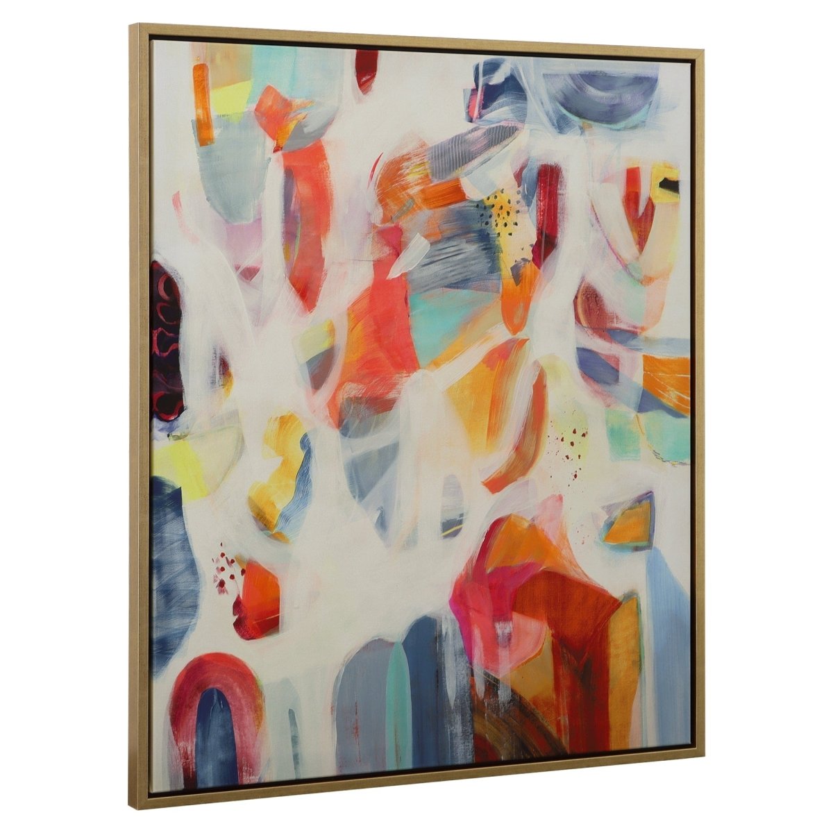 Reawaken Framed Abstract Art - Uttermost - Framed Canvas by Modest Hut