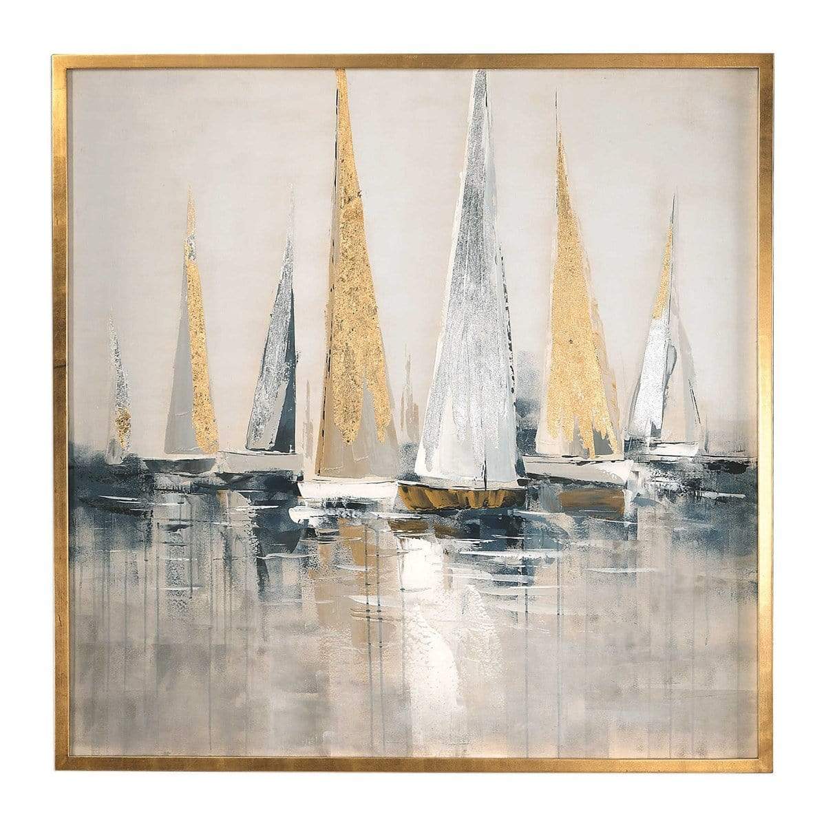 Regatta Wall Art - Uttermost - Framed Canvas by Modest Hut