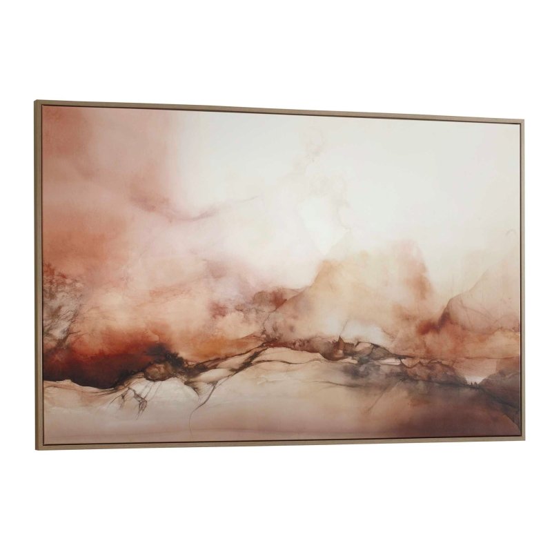 Rise Framed Modern Canvas - Wall Art