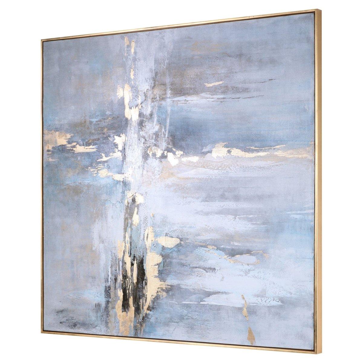 Road Less Traveled Abstract Art - Uttermost - Framed Canvas by Modest Hut