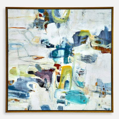 Rolling Onward Framed Abstract Art - Uttermost - Framed Canvas by Modest Hut