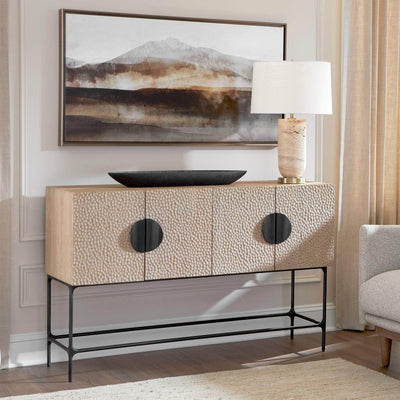 Splash Of Land Framed Canvas - Uttermost - Framed Canvas by Modest Hut