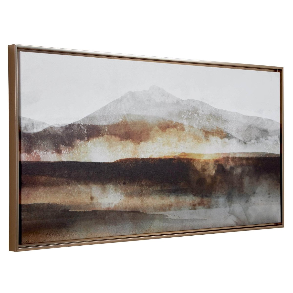 Splash Of Land Framed Canvas - Uttermost - Framed Canvas by Modest Hut