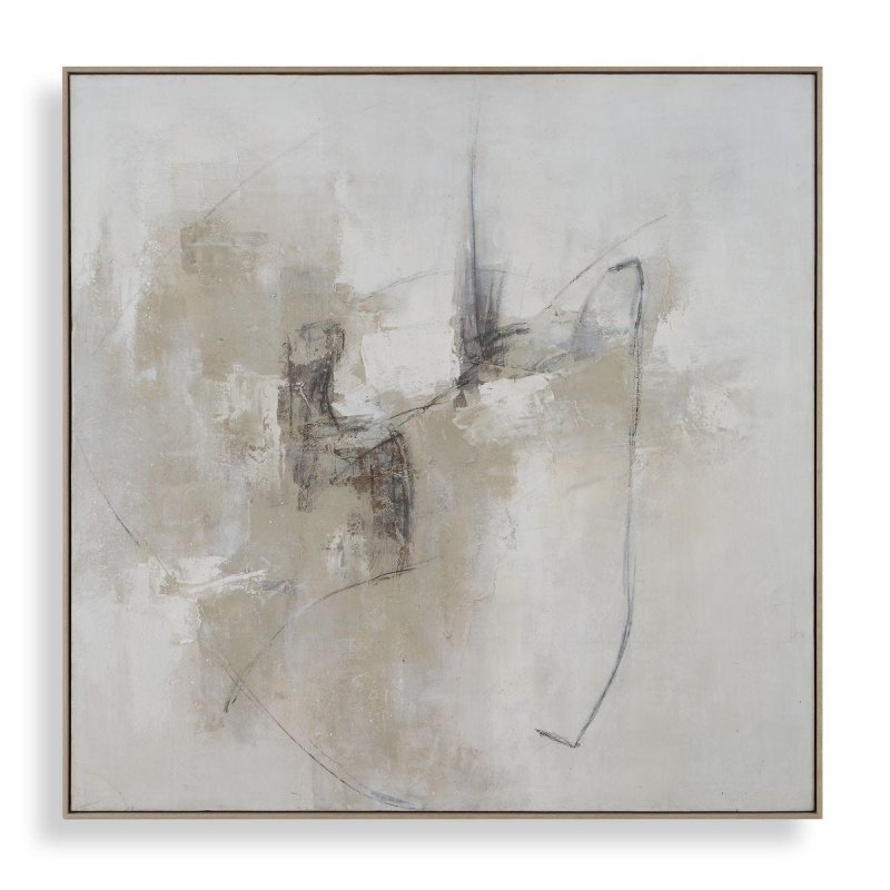 Still Crossing Abstract Framed Canvas framed canvas by Uttermost
