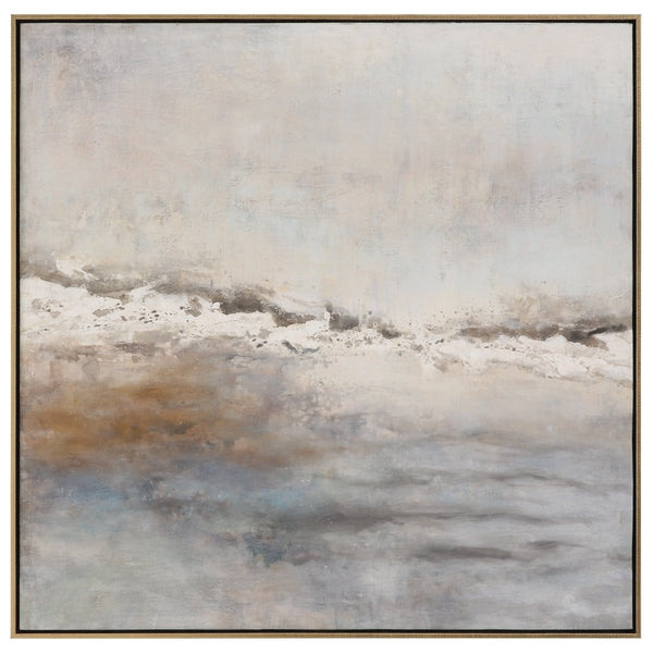 Storm Clouds Abstract Hand Painted Art - Uttermost - Framed Canvas by Modest Hut