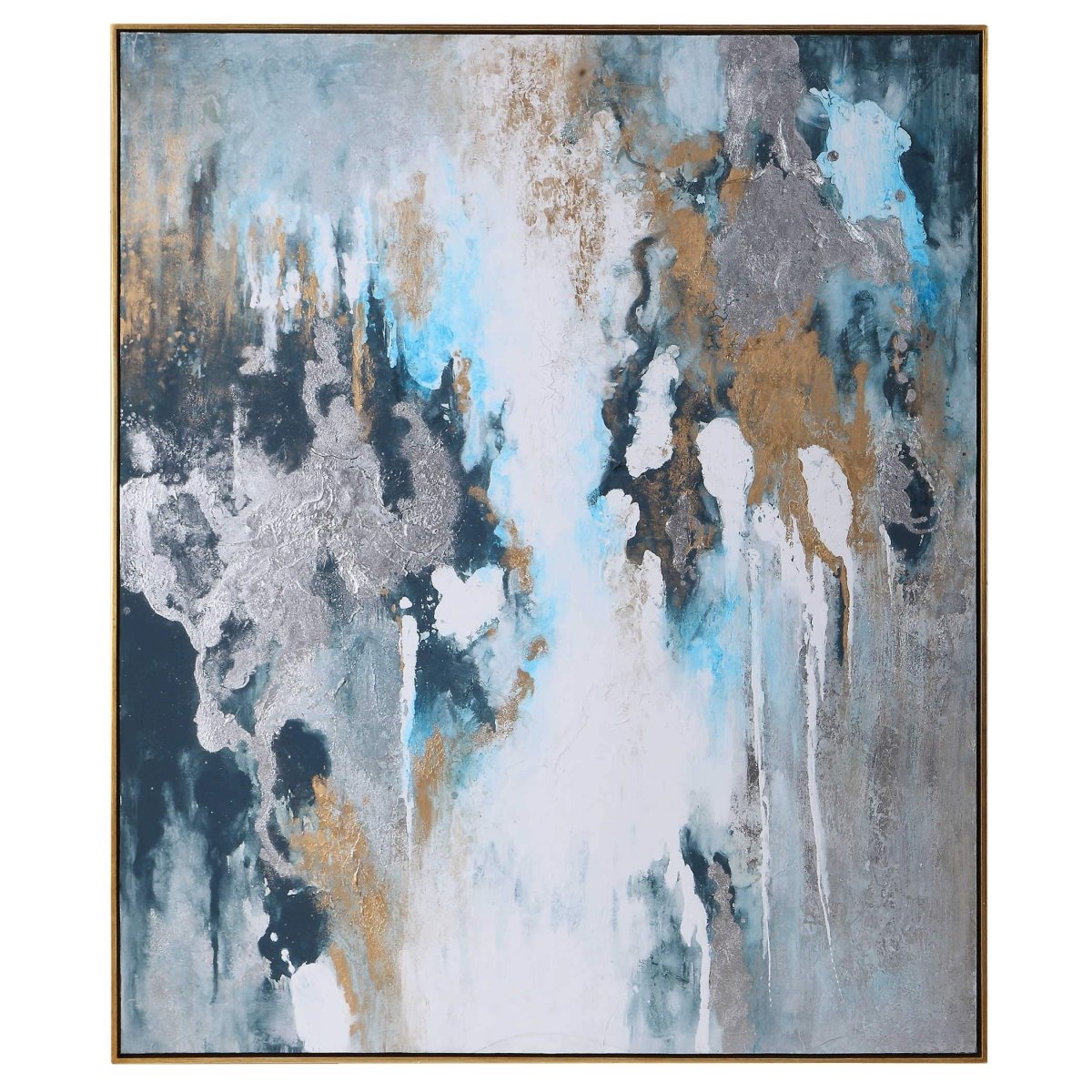 Stormy Hand Painted Canvas - Uttermost - Framed Canvas by Modest Hut