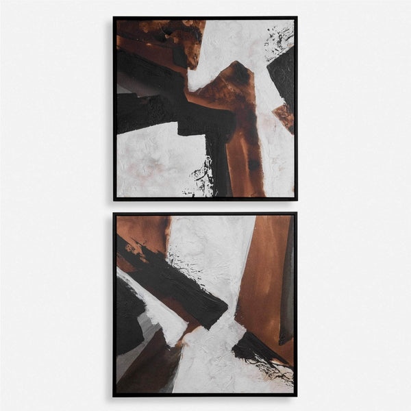 Tactile Inspiration Framed Canvas, S/2 - Uttermost - Framed Canvas by Modest Hut