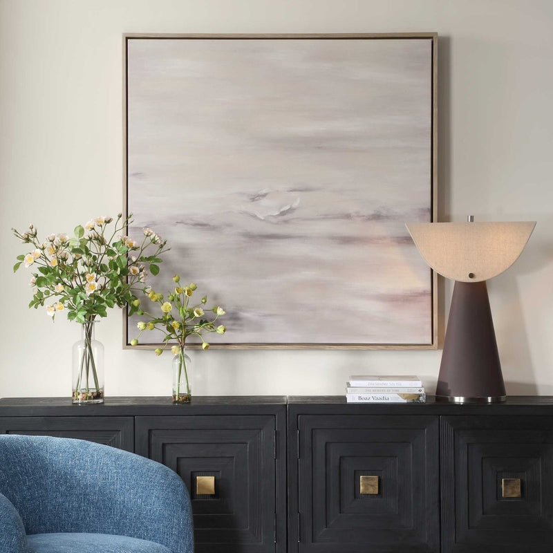 Trance Hand Painted Abstract Art - Uttermost - Framed Canvas by Modest Hut