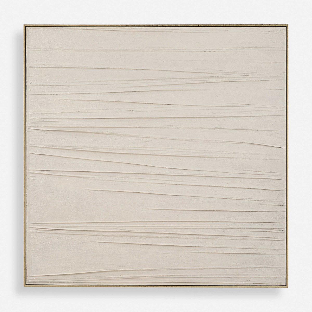 Walking the Line Hand Painted Canvas - Uttermost - Framed Canvas by Modest Hut