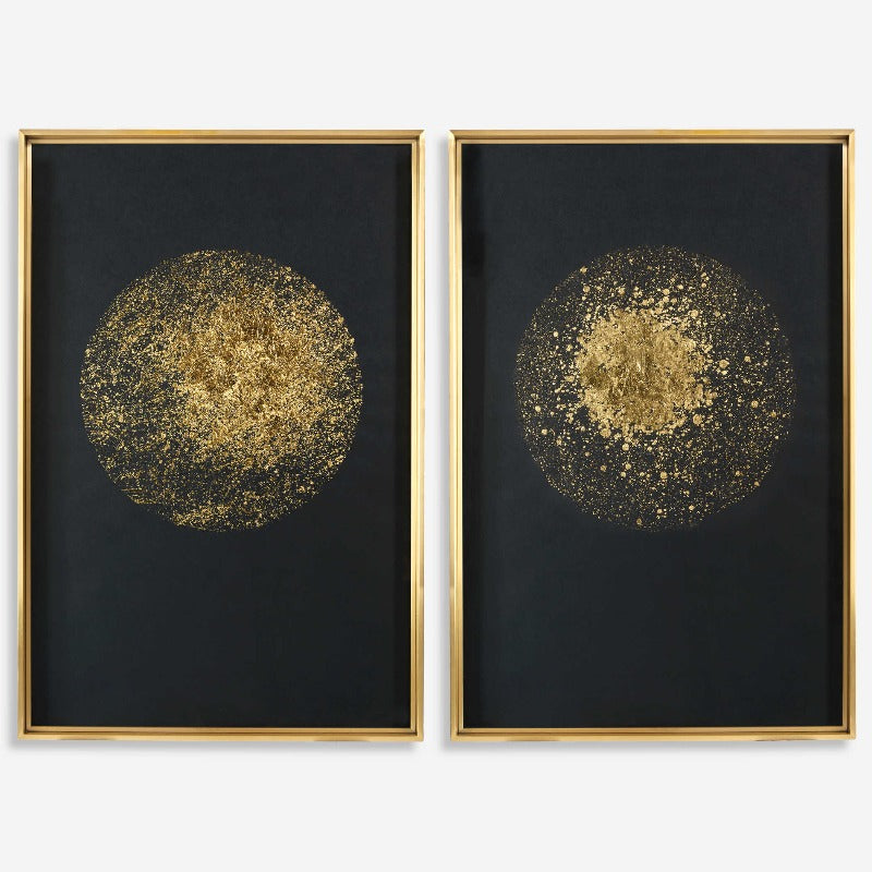 Gold Rondue Framed Prints (S/2) Uttermost