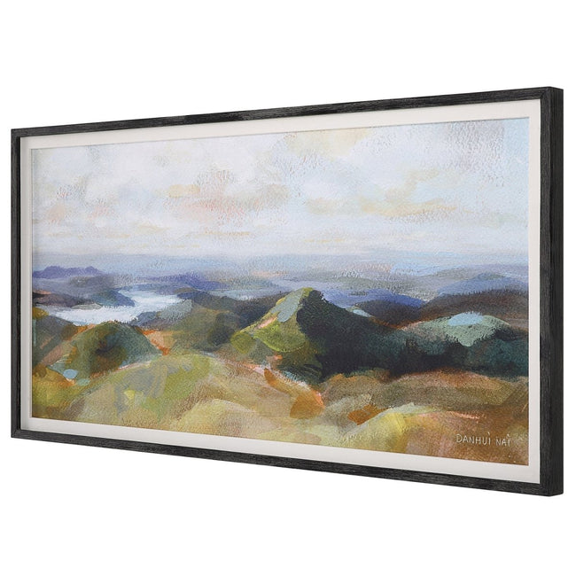 Above The Lakes Framed Landscape Print - Uttermost - Framed Prints by Modest Hut