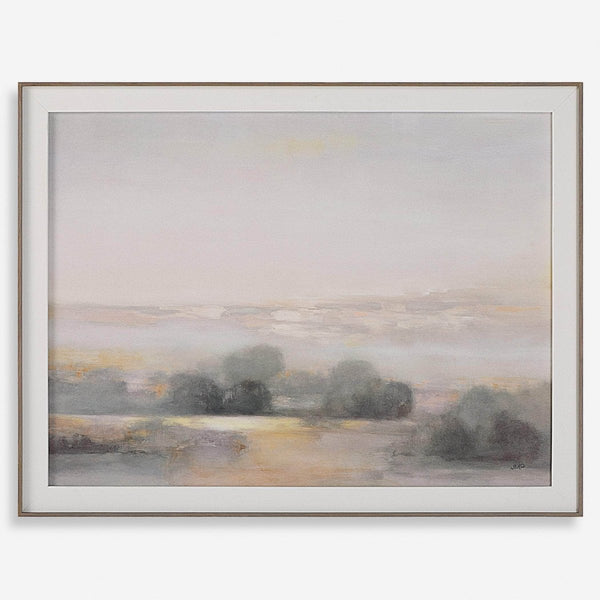 Atmospheric Neutral Landscape Print - Uttermost - Framed Prints by Modest Hut